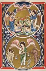 The Resurrection of the Dead and the Weighing of Souls in the Balance at the Last Judgement, from 